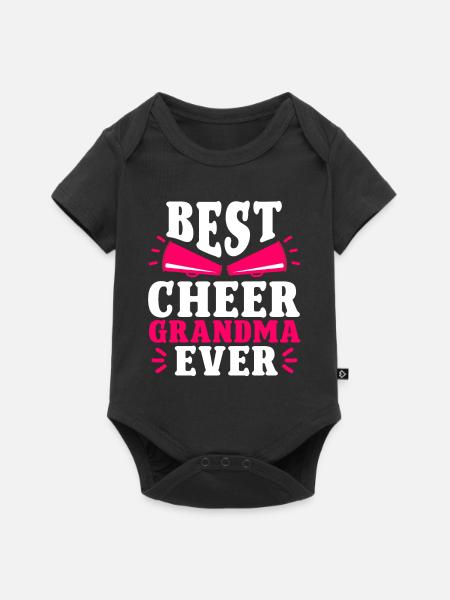 Cheerleading Cheerleader Base Flyer - Baby Premium Kurzarmbody - Schwarz