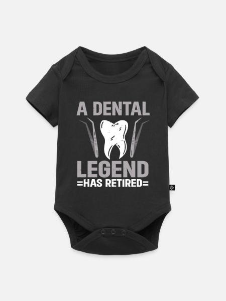 Dentist - Baby Premium Kurzarmbody - Schwarz