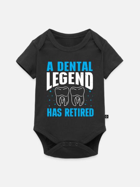 Dentist - Baby Premium Kurzarmbody - Schwarz