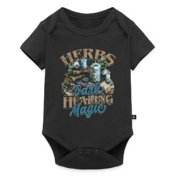 Pharmacist Herb Collector Pharmacist - Baby Premium short-sleeve bodysuit - black - Front