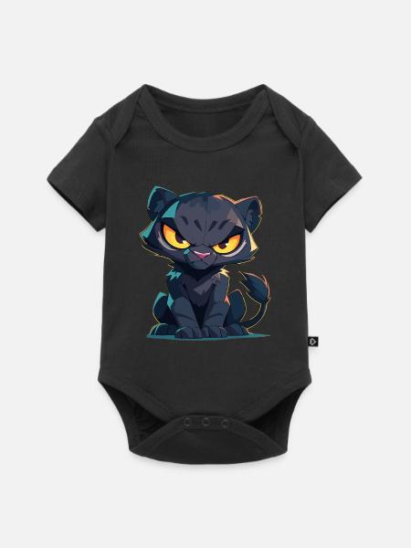 Panthers Panther - Baby Premium Kurzarmbody - Schwarz