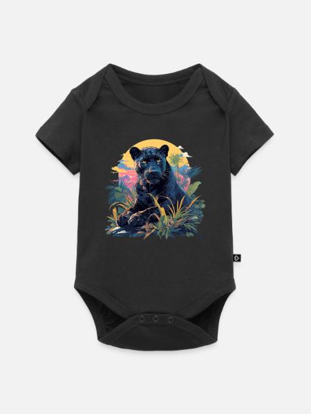 Panthers Panther - Baby Premium Kurzarmbody - Schwarz