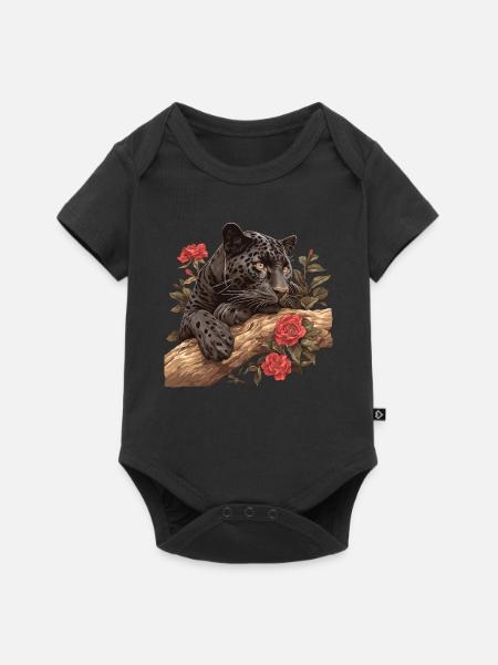Panthers Panther - Baby Premium Kurzarmbody - Schwarz