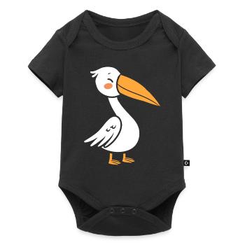 pelican - Baby Premium short-sleeve bodysuit - black - Front