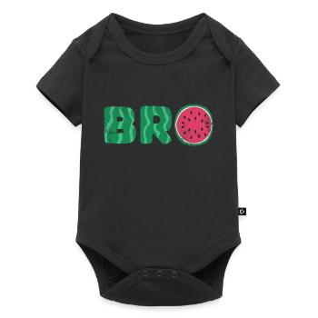 Watermelon Brother - Baby Premium short-sleeve bodysuit - black - Front