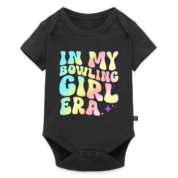Bowling Girl Funny Ladies Team Bowler Sport - Baby Premium short-sleeve bodysuit - black - Front