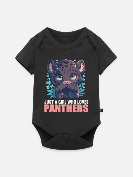 Panthers Panther - Baby Premium Kurzarmbody - Schwarz