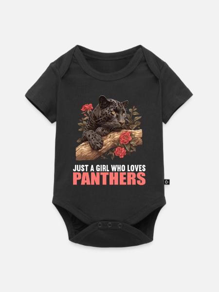 Panthers Panther - Baby Premium Kurzarmbody - Schwarz