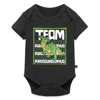 Team Parasaurolophini Dinosaur Hadrosauridae - Baby Premium short-sleeve bodysuit - black - Front