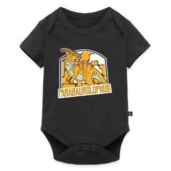 Parasaurolophini Hadrosauridae Dinosaur - Baby Premium short-sleeve bodysuit - black - Front
