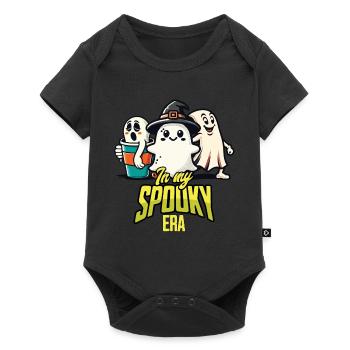 La période d’Halloween à mon époque effrayante - Body à manches courtes Premium Bébé - noir - Devant