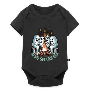Les fantômes d’Halloween à mon époque effrayante - Body à manches courtes Premium Bébé - noir - Devant