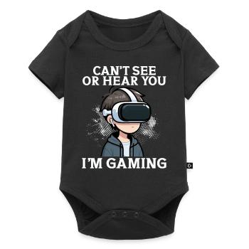 Réalité virtuelle athlète Witzer VR Gamer Casque - Body à manches courtes Premium Bébé - noir - Devant