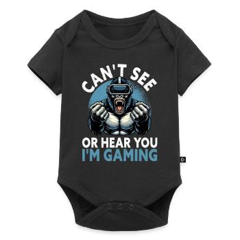 Réalité virtuelle athlète Witzer VR Gamer Casque - Body à manches courtes Premium Bébé - noir - Devant