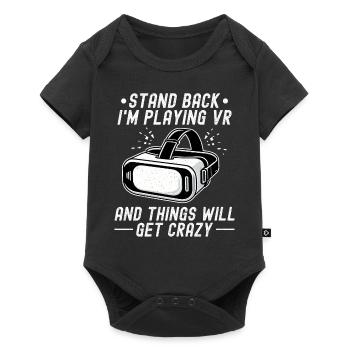 Réalité virtuelle athlète Witzer VR Gamer Casque - Body à manches courtes Premium Bébé - noir - Devant