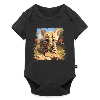 Ocelots Ocelot - Body à manches courtes Premium Bébé - noir - Devant