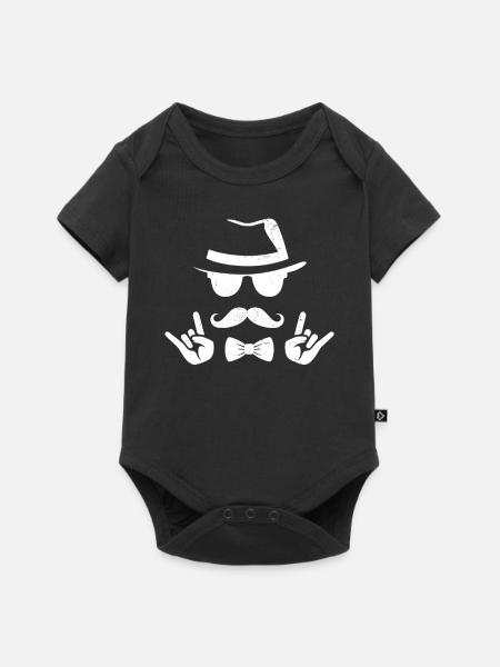Junggeselle Jungesellenabschied - Baby Premium Kurzarmbody - Schwarz