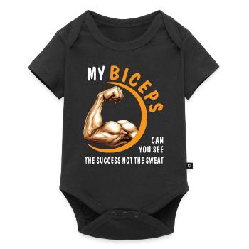 BICEPS YOU CAN SEE THE SUCCESS - Baby Premium short-sleeve bodysuit - black - Front