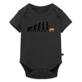 English Mastiff - Baby Premium short-sleeve bodysuit - black - Front