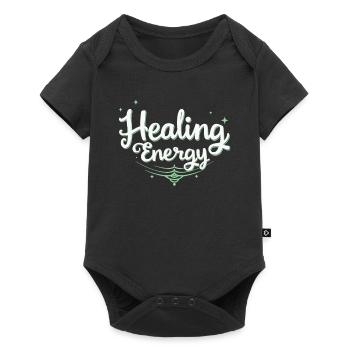 Guérison de la nature et bien-être grâce à - Body à manches courtes Premium Bébé - noir - Devant