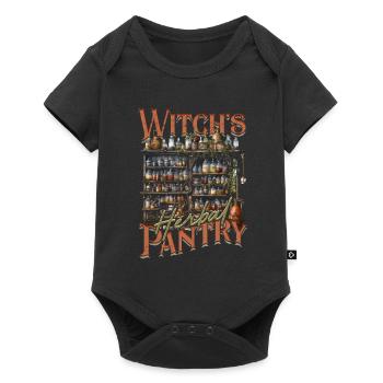 Pharmacist Herb Collector Pharmacist - Baby Premium short-sleeve bodysuit - black - Front