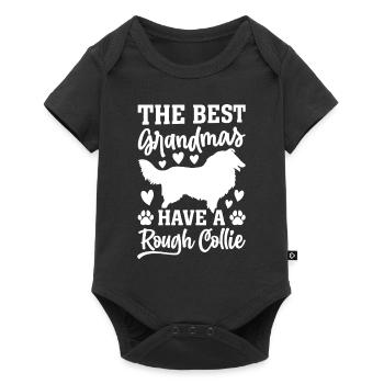 Rough Collie Grandma - The best Grandmas have a Ro - Baby Premium short-sleeve bodysuit - black - Front