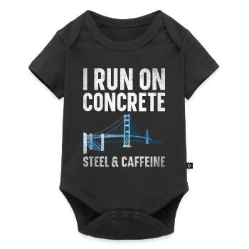 Brückeningenieur Brückenbau Bauingenieurwesen - Baby Premium Kurzarmbody - Schwarz - Vorne