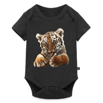 Tigre - Body à manches courtes Premium Bébé - noir - Devant