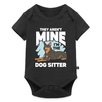 Dog Walker Professional Pet Sitter Dog Walking - Baby Premium short-sleeve bodysuit - black - Front