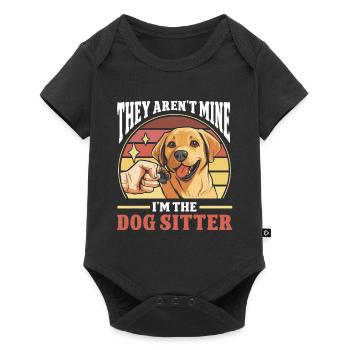 Dog Walker Professional Pet Sitter Dog Walking - Baby Premium short-sleeve bodysuit - black - Front