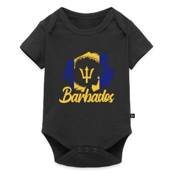 Barbade Caraïbes Bajan Holiday Gift - Body à manches courtes Premium Bébé - noir - Devant
