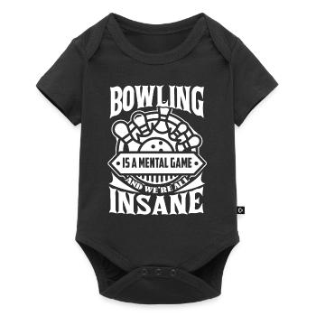 Bowling Is A Mental Game - Baby Premium short-sleeve bodysuit - black - Front