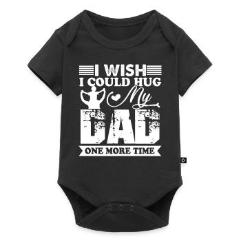 Father's Day Hug My Dad One More Time - Baby Premium short-sleeve bodysuit - black - Front