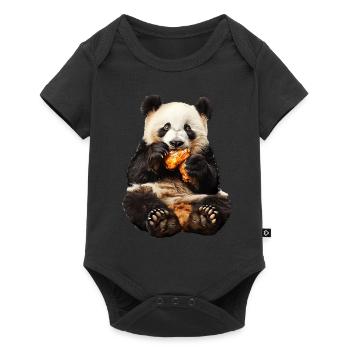 Panda - Body à manches courtes Premium Bébé - noir - Devant