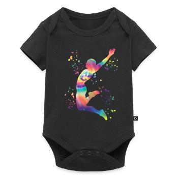 Long Jumpers Long Jump Kids Long Jump - Baby Premium short-sleeve bodysuit - black - Front