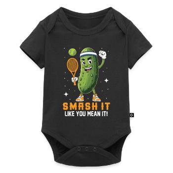 Smash it like you mean it! - Baby Premium short-sleeve bodysuit - black - Front