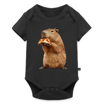 Capybara - Baby Premium short-sleeve bodysuit - black - Front