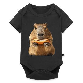 Capybara - Baby Premium short-sleeve bodysuit - black - Front