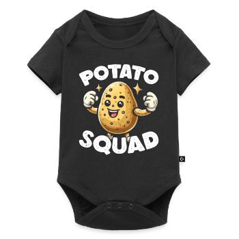 Potato Squad - Kartoffel - Baby Premium short-sleeve bodysuit - black - Front