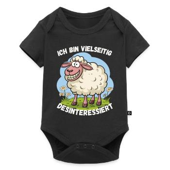 Hamburg Sheep North German Cool Colleague Fun Funny - Baby Premium short-sleeve bodysuit - black - Front