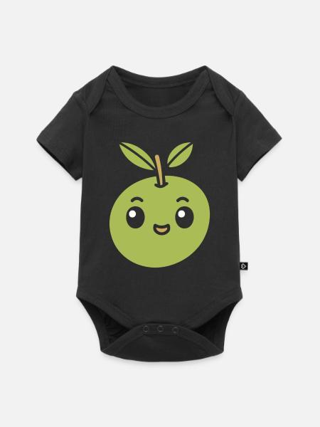 Olive - Baby Premium Kurzarmbody - Schwarz