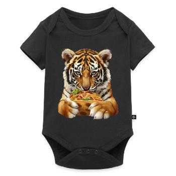 Tigre - Body à manches courtes Premium Bébé - noir - Devant