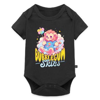 Cotton Candy Bubblegum Skies - Baby Premium short-sleeve bodysuit - black - Front