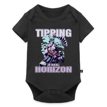 Tipping the Horizon – Paragliding Adventure - Baby Premium short-sleeve bodysuit - black - Front