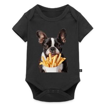 Boston Terrier - Body à manches courtes Premium Bébé - noir - Devant