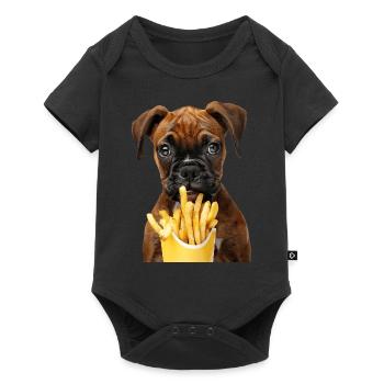 Boxeur - Body à manches courtes Premium Bébé - noir - Devant