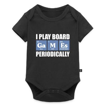 Jeu de société Jeux de société Jeux de nuit Jeux Cadeau - Body à manches courtes Premium Bébé - noir - Devant