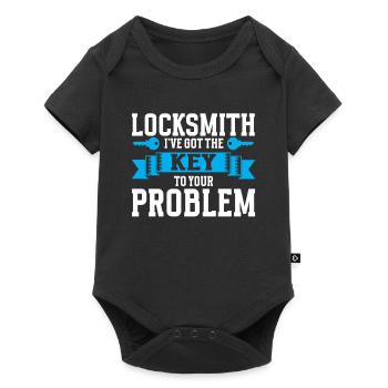 Locksmith Lockpicking Lockpicker - Baby Premium Kurzarmbody - Schwarz - Vorne