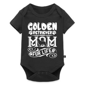 Golden Retriever Mom Fur Life - Baby Premium short-sleeve bodysuit - black - Front