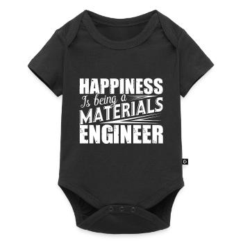 Materials Engineer Being A Materials Engineer - Baby Premium short-sleeve bodysuit - black - Front